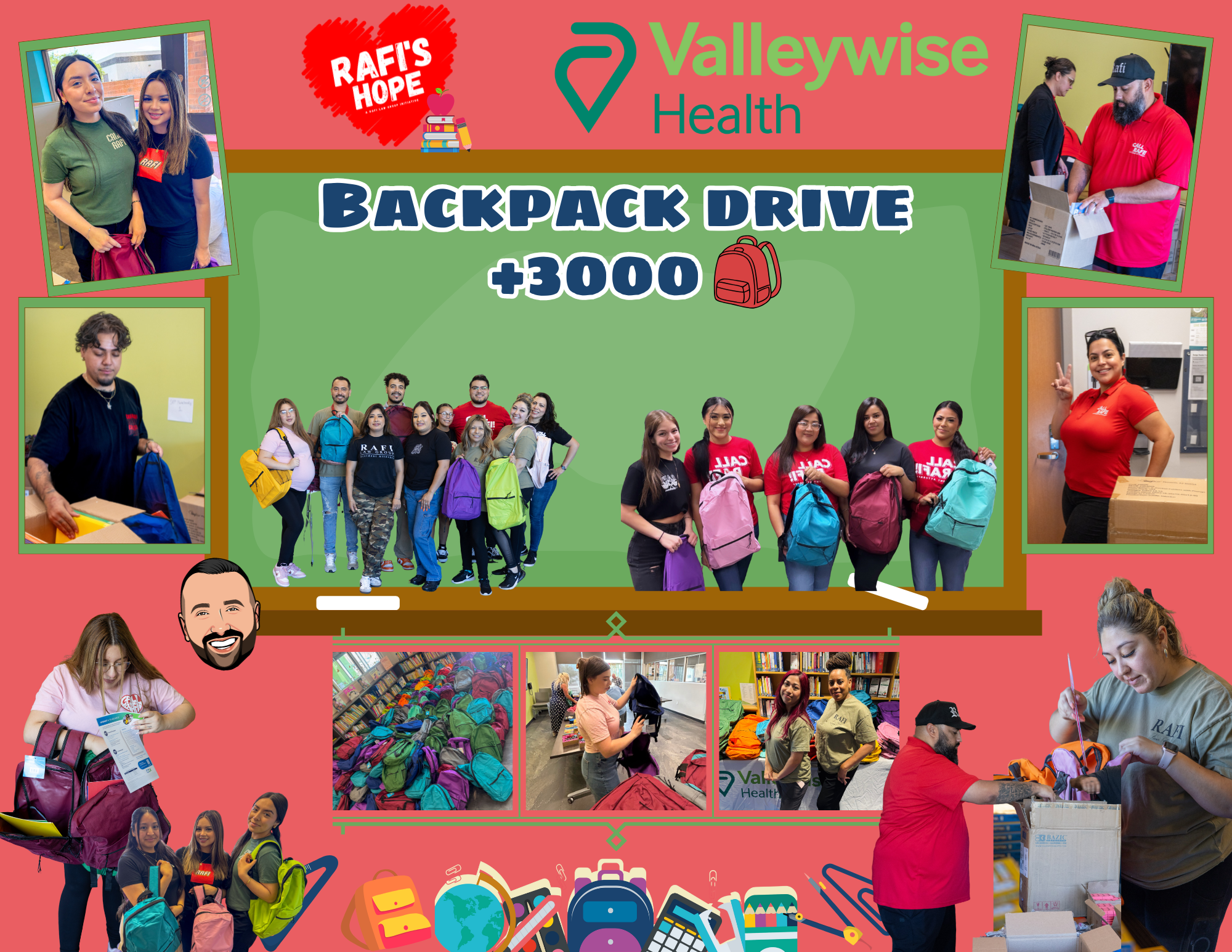 Valleywise Health Backpack Drive