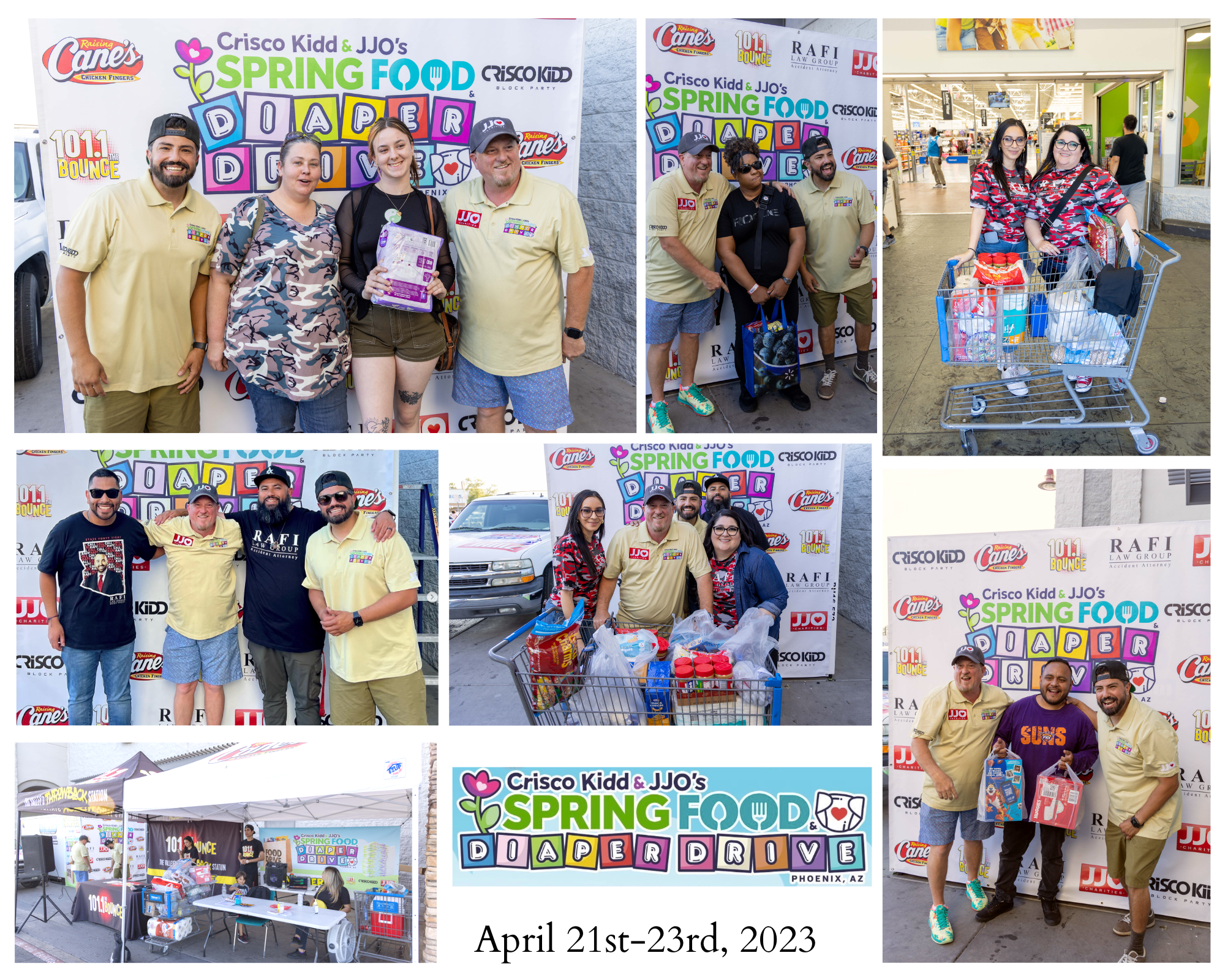 Crisco Kidd & JJO’s Spring Food & Diaper Drive