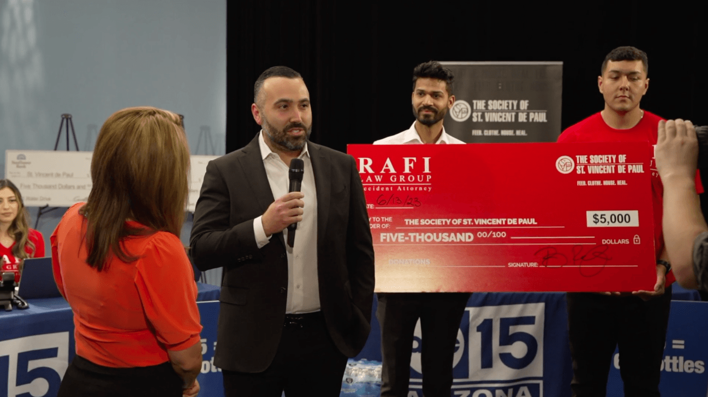 The Society of St. Vincent De Paul Water Drive | Rafi Law Group